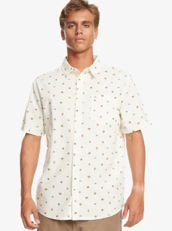 Hot Quiksilver Minimo Short Sleeve Shirt Birch Minimo