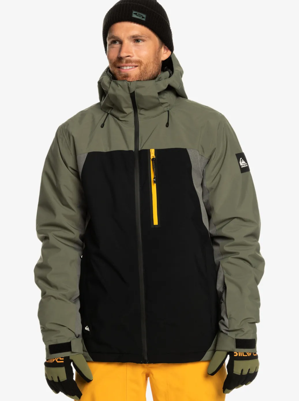 Discount Quiksilver Mission Plus Technical Snow Jacket True Black