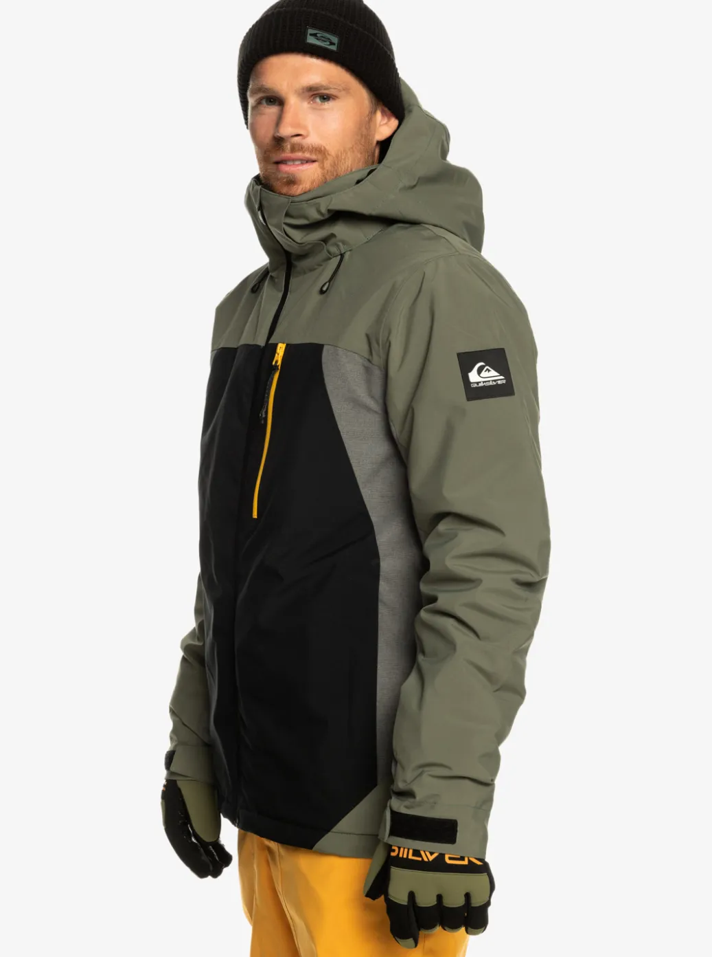 Discount Quiksilver Mission Plus Technical Snow Jacket True Black