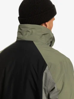 Discount Quiksilver Mission Plus Technical Snow Jacket True Black