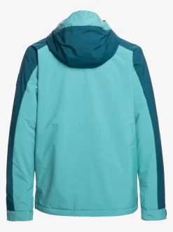 Hot Quiksilver Mission Technical Snow Jacket Brittany Blue