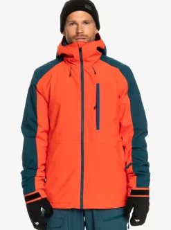 Best Sale Quiksilver Mission Technical Snow Jacket Grenadine