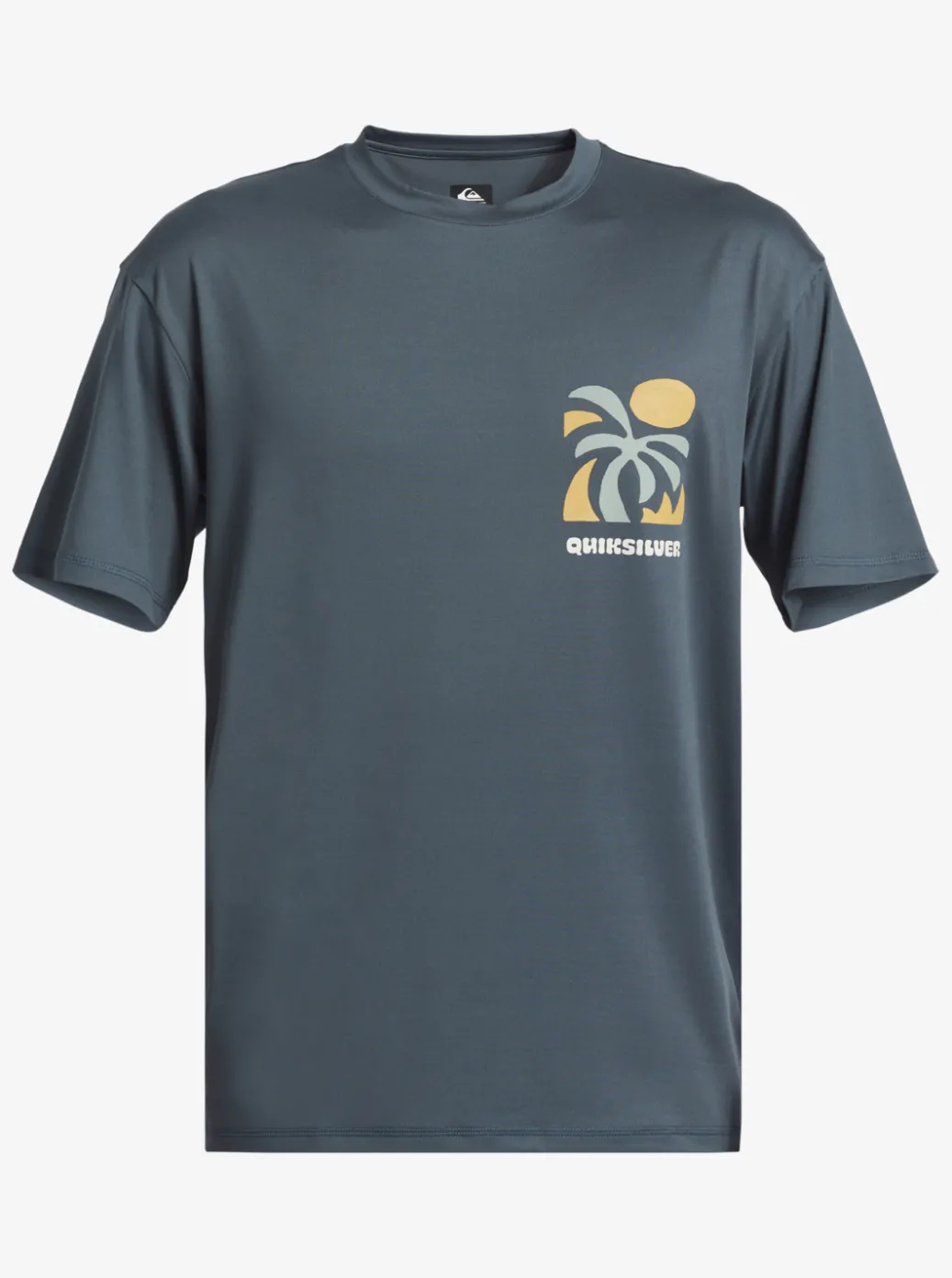Shop Quiksilver Mix Session Upf 50 Short Sleeve Surf Tee Dark Slate