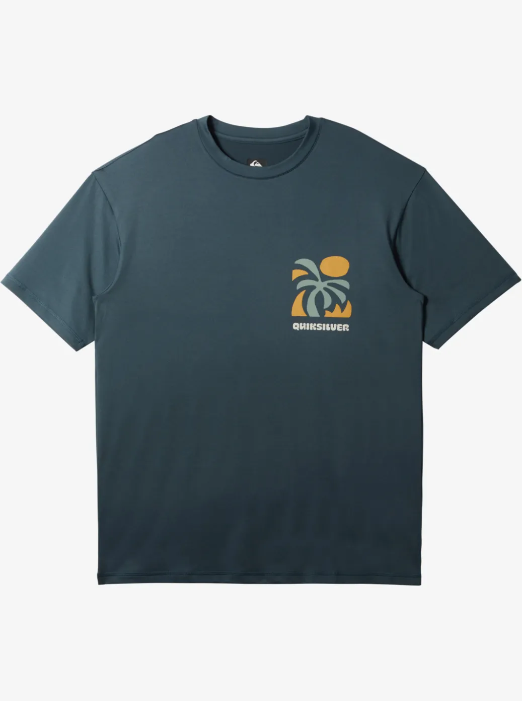 Shop Quiksilver Mix Session Upf 50 Short Sleeve Surf Tee Dark Slate