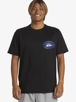 Discount Quiksilver Mix Session Upf 50 Short Sleeve Surf Tee Black