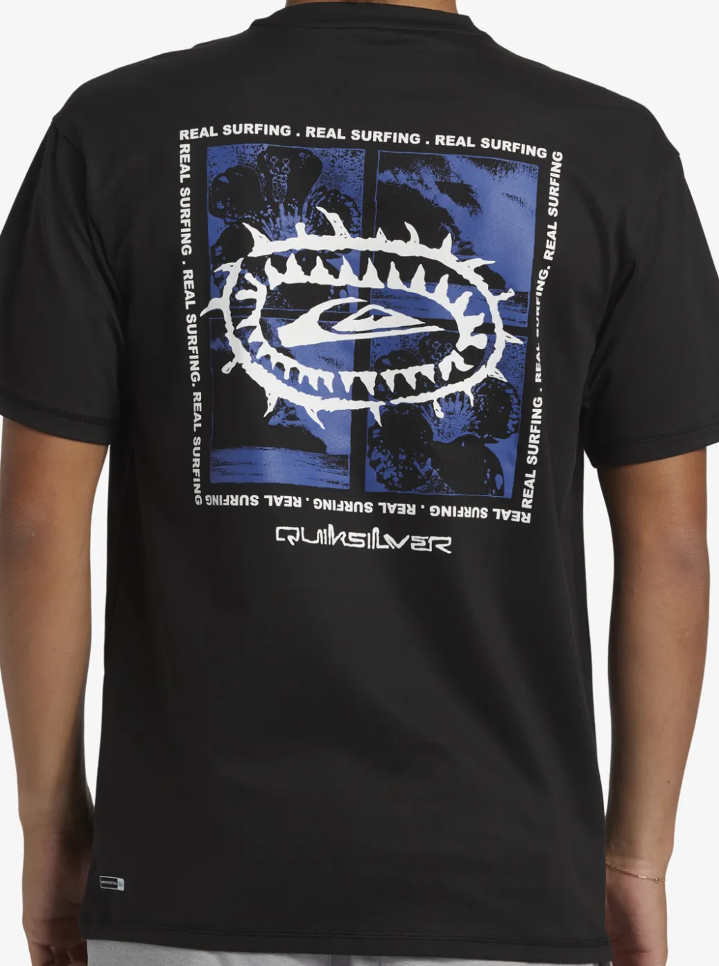 Discount Quiksilver Mix Session Upf 50 Short Sleeve Surf Tee Black