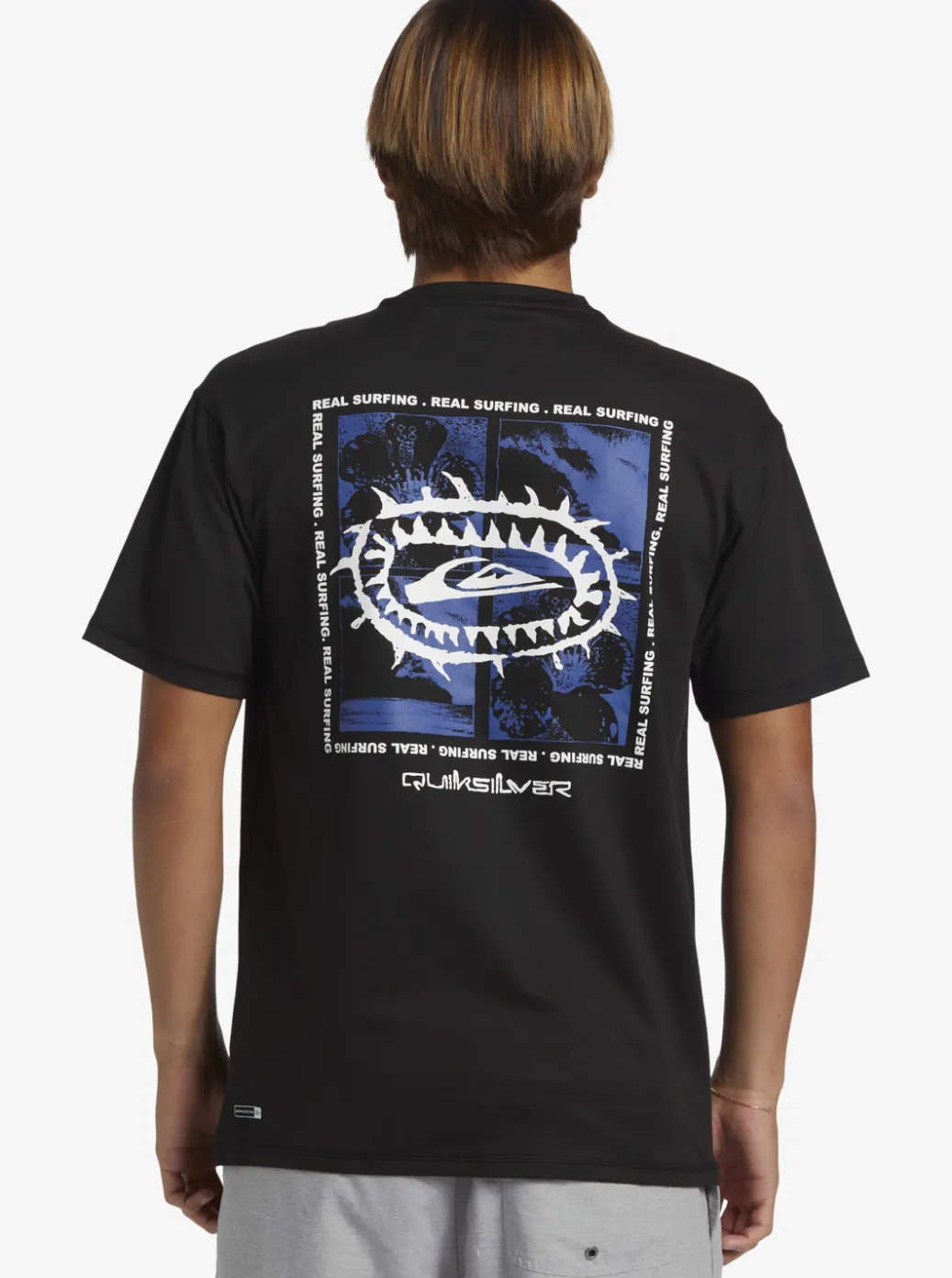 Discount Quiksilver Mix Session Upf 50 Short Sleeve Surf Tee Black