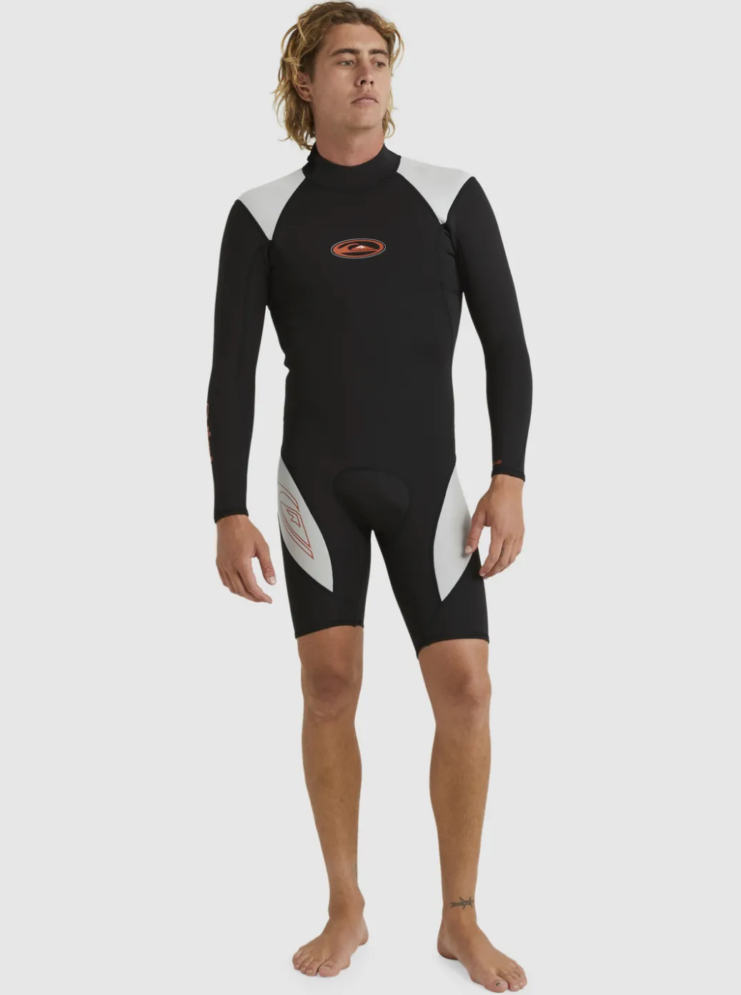 Hot Quiksilver 2/2Mm Capsule Saturn Long Sleeve Spring Suit Black/Lunar Rock