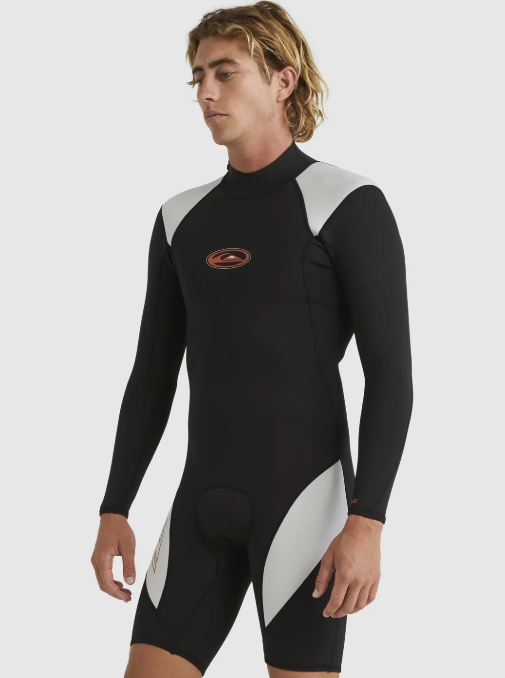 Hot Quiksilver 2/2Mm Capsule Saturn Long Sleeve Spring Suit Black/Lunar Rock