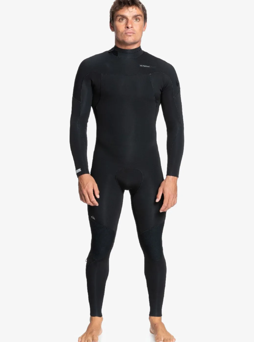 New Quiksilver 4/3Mm Everyday Sessions Back Zip Wetsuit Black