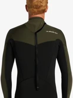 Flash Sale Quiksilver 3/2Mm Everyday Sessions Back Zip Wetsuit Black/ Ash