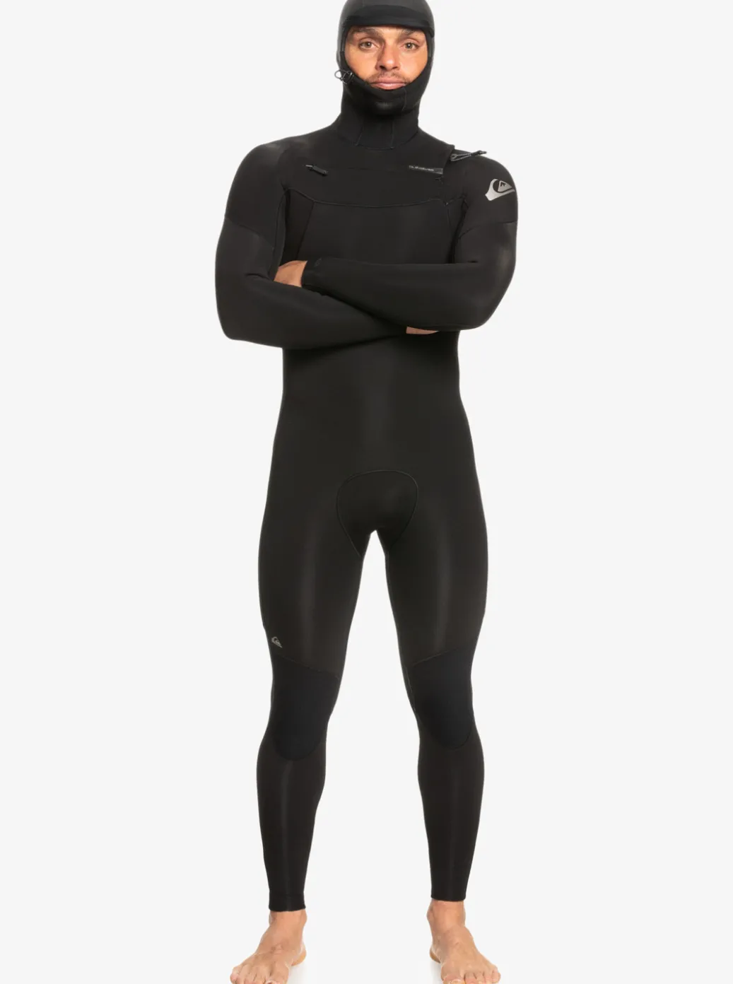 Best Sale Quiksilver 5/4/3Mm Everyday Sessions Hooded Chest Zip Wetsuit Black