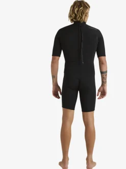 Best Sale Quiksilver 2/2Mm Everyday Sessions Short Sleeve Back Zip Springsuit Black