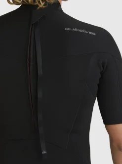 Best Sale Quiksilver 2/2Mm Everyday Sessions Short Sleeve Back Zip Springsuit Black