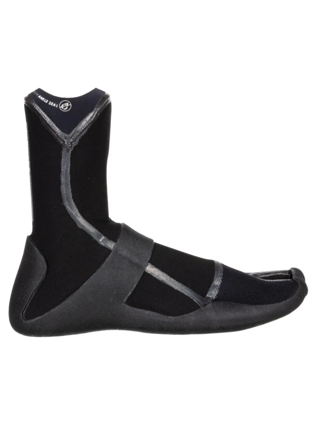 Shop Quiksilver 3Mm Marathon Sessions Split Toe Wetsuit Boots Black