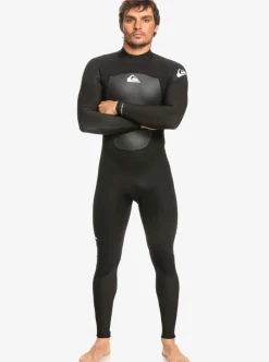 Best Sale Quiksilver 3/2Mm Prologue Back Zip Wetsuit Black