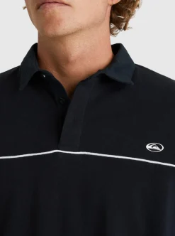 Cheap Quiksilver Modular Rugby Polo Knit Black