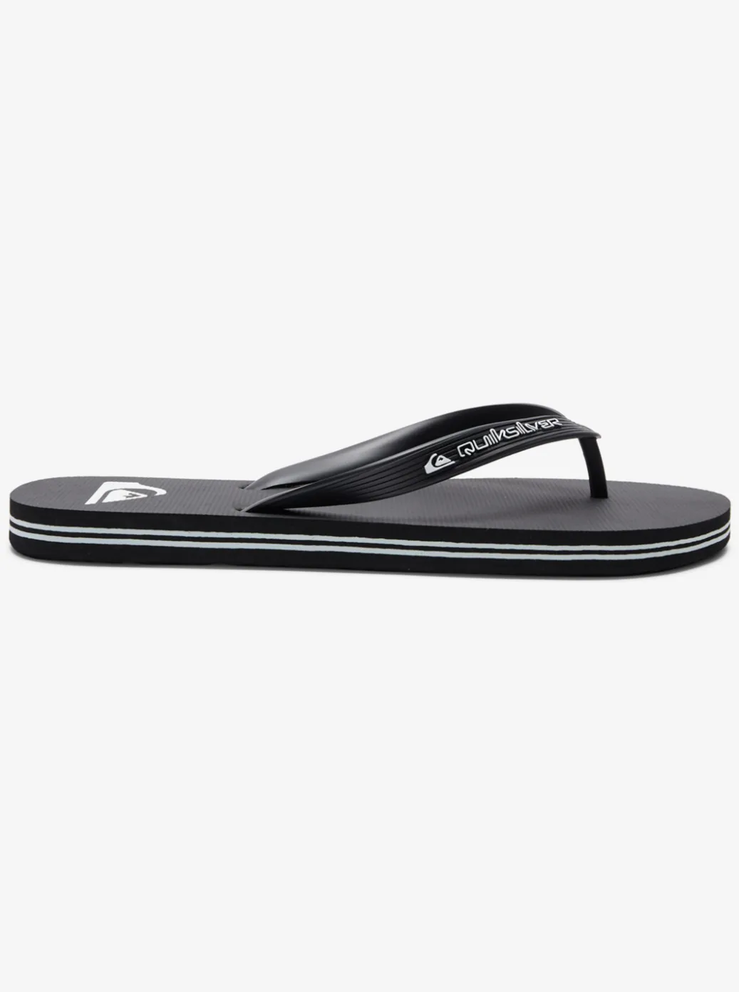 Shop Quiksilver Molokai Core Flip-Flops Black 1