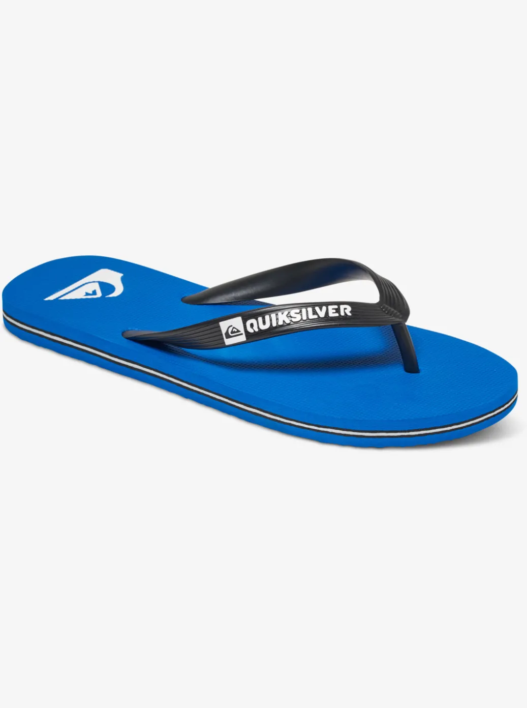 Sale Quiksilver Molokai Flip-Flops Black/Blue/Black