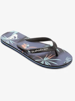 Hot Quiksilver Molokai Highline Scallop Flip-Flops Blue 1