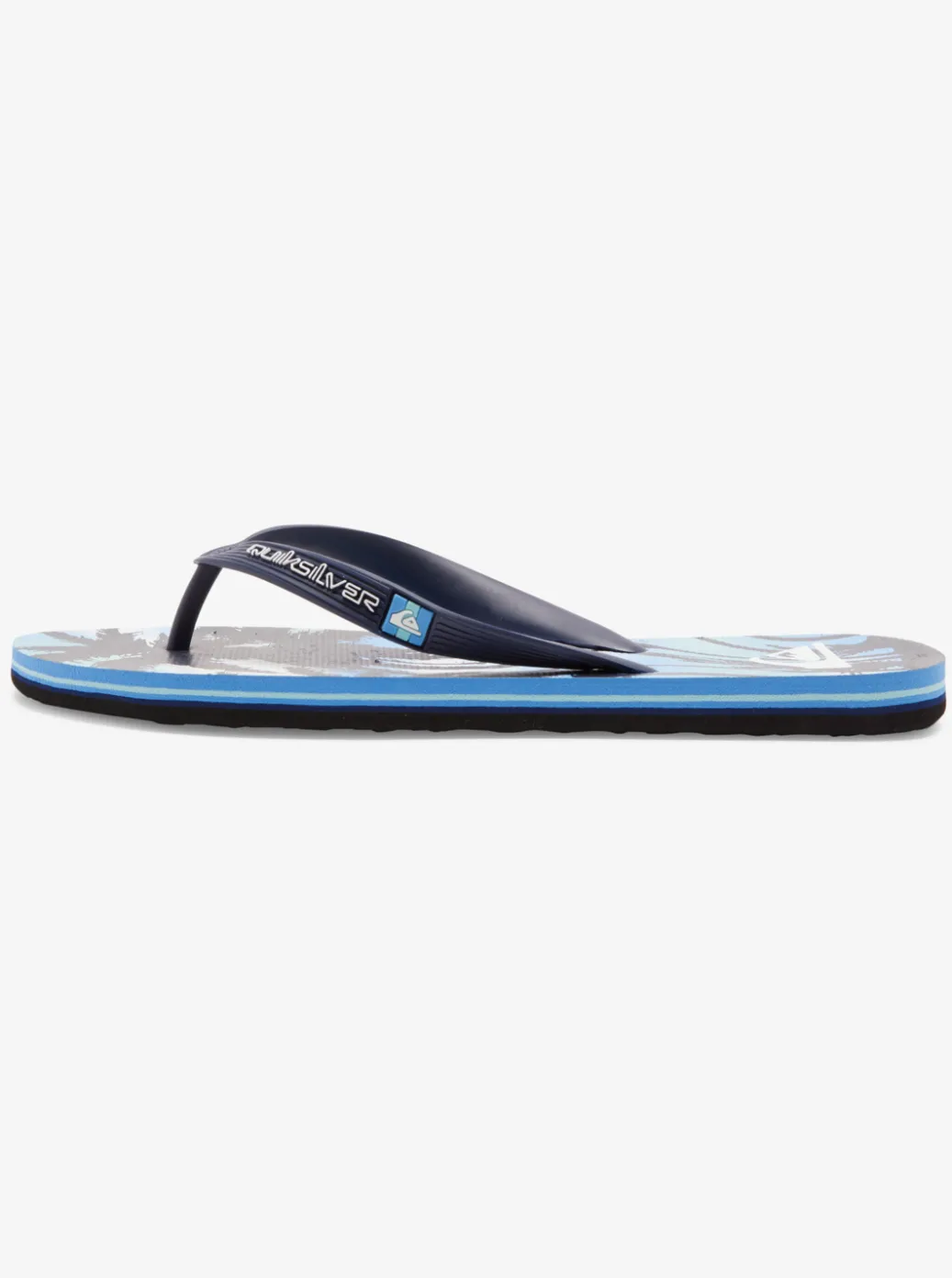 Hot Quiksilver Molokai Highline Scallop Flip-Flops Blue 1