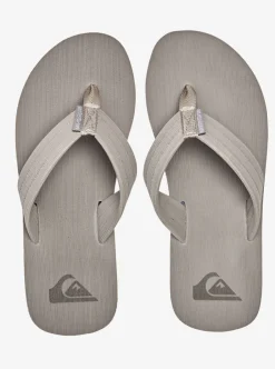 Outlet Quiksilver Molokai Layback Sandals Grey/White/Grey
