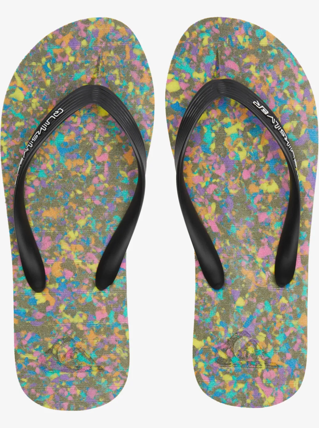 Store Quiksilver Molokai Recycled Flip-Flops Black/Blue/Black