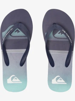 Online Quiksilver Molokai Swell Vision Flip-Flops Blue 3