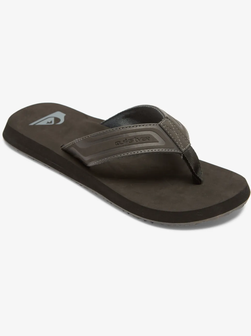 Shop Quiksilver Monkey Wrench Core Sandals Grey 1