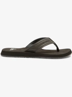 Shop Quiksilver Monkey Wrench Core Sandals Grey 1