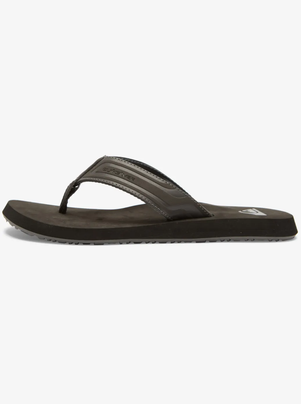 Shop Quiksilver Monkey Wrench Core Sandals Grey 1