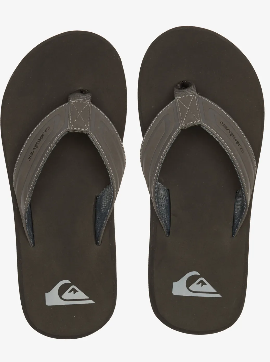 Shop Quiksilver Monkey Wrench Core Sandals Grey 1