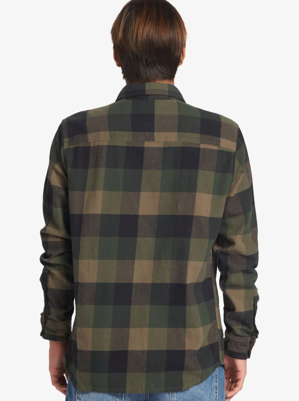 Best Sale Quiksilver Motherfly Long Sleeve Shirt Major Brown Motherfly