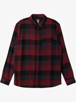 New Quiksilver Motherfly Long Sleeve Shirt Black Motherfly