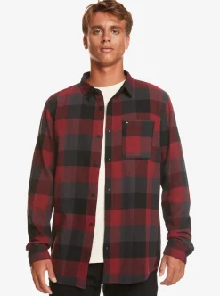New Quiksilver Motherfly Long Sleeve Shirt Black Motherfly