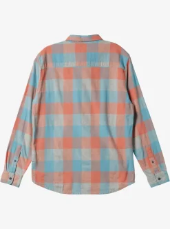Shop Quiksilver Motherfly Long Sleeve Shirt Reef Waters Motherfly