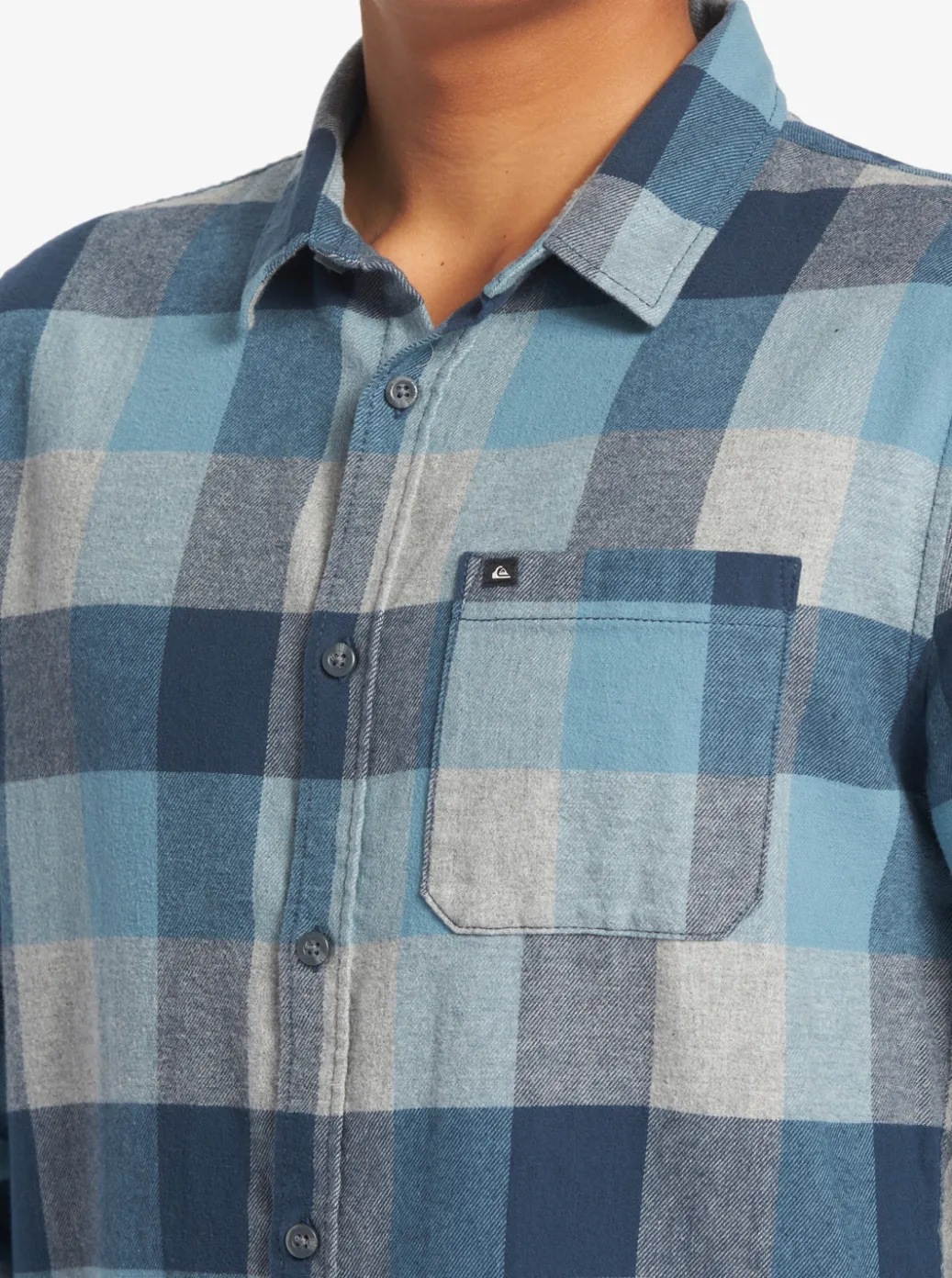 Cheap Quiksilver Motherfly Long Sleeve Shirt Midnight Navy Motherfly
