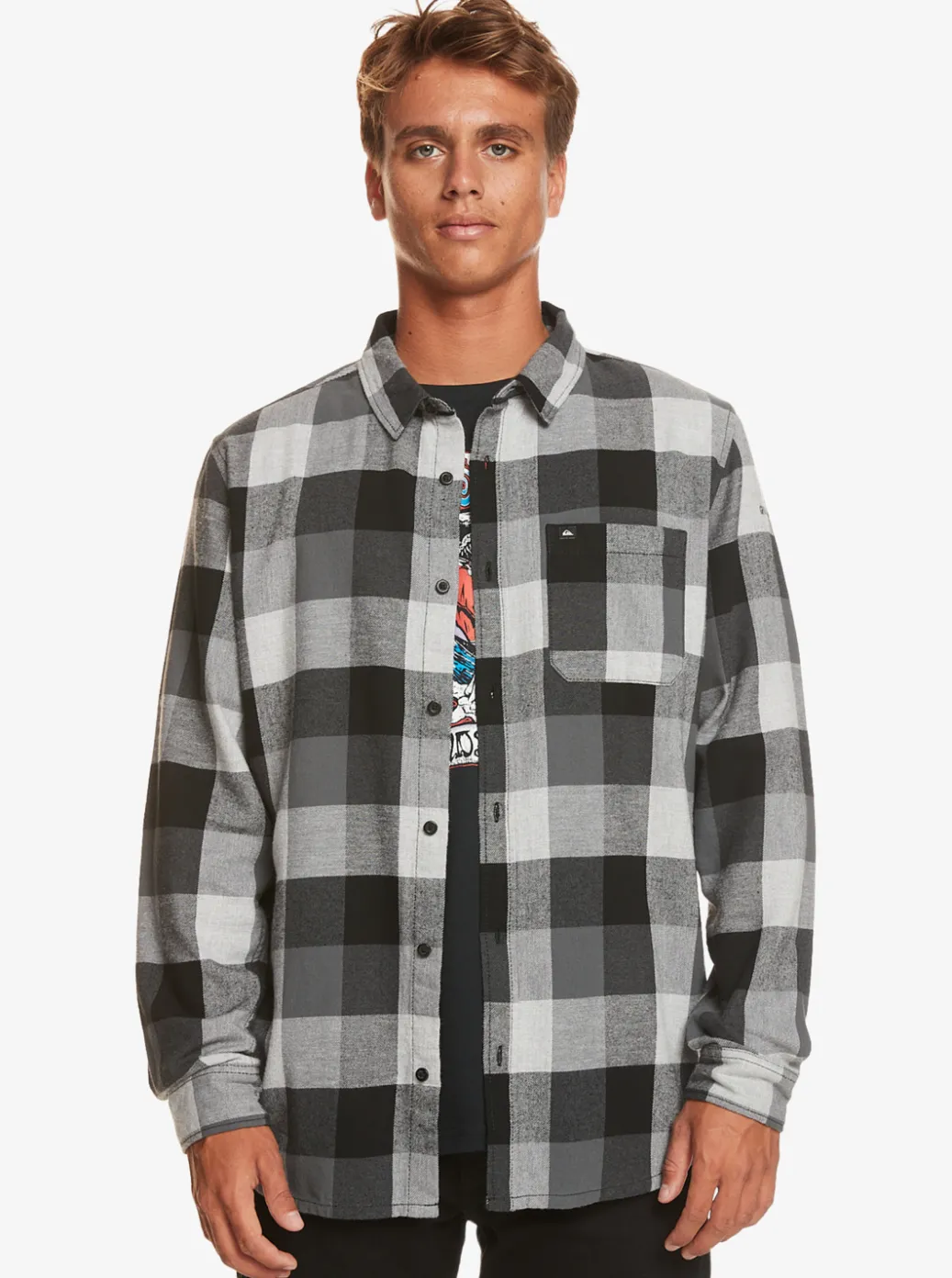 Discount Quiksilver Motherfly Long Sleeve Shirt Lgh Motherfly