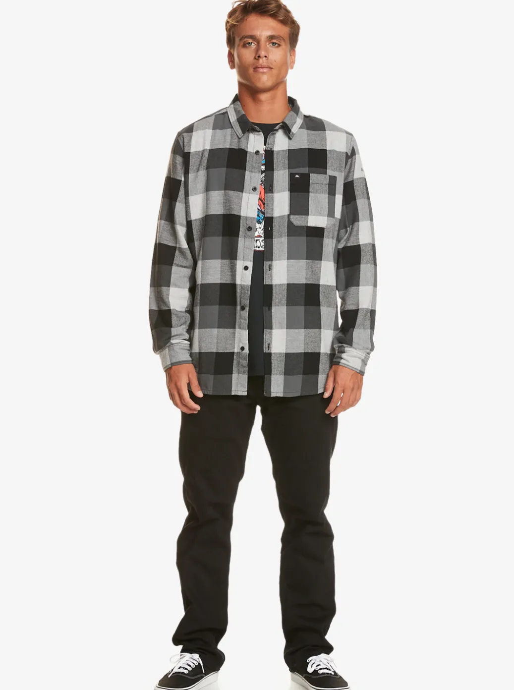 Discount Quiksilver Motherfly Long Sleeve Shirt Lgh Motherfly