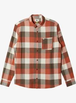 Discount Quiksilver Motherfly Long Sleeve Shirt Major Brown Motherfly