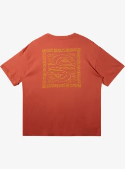 Sale Quiksilver Natural Vibe T-Shirt Baked Clay