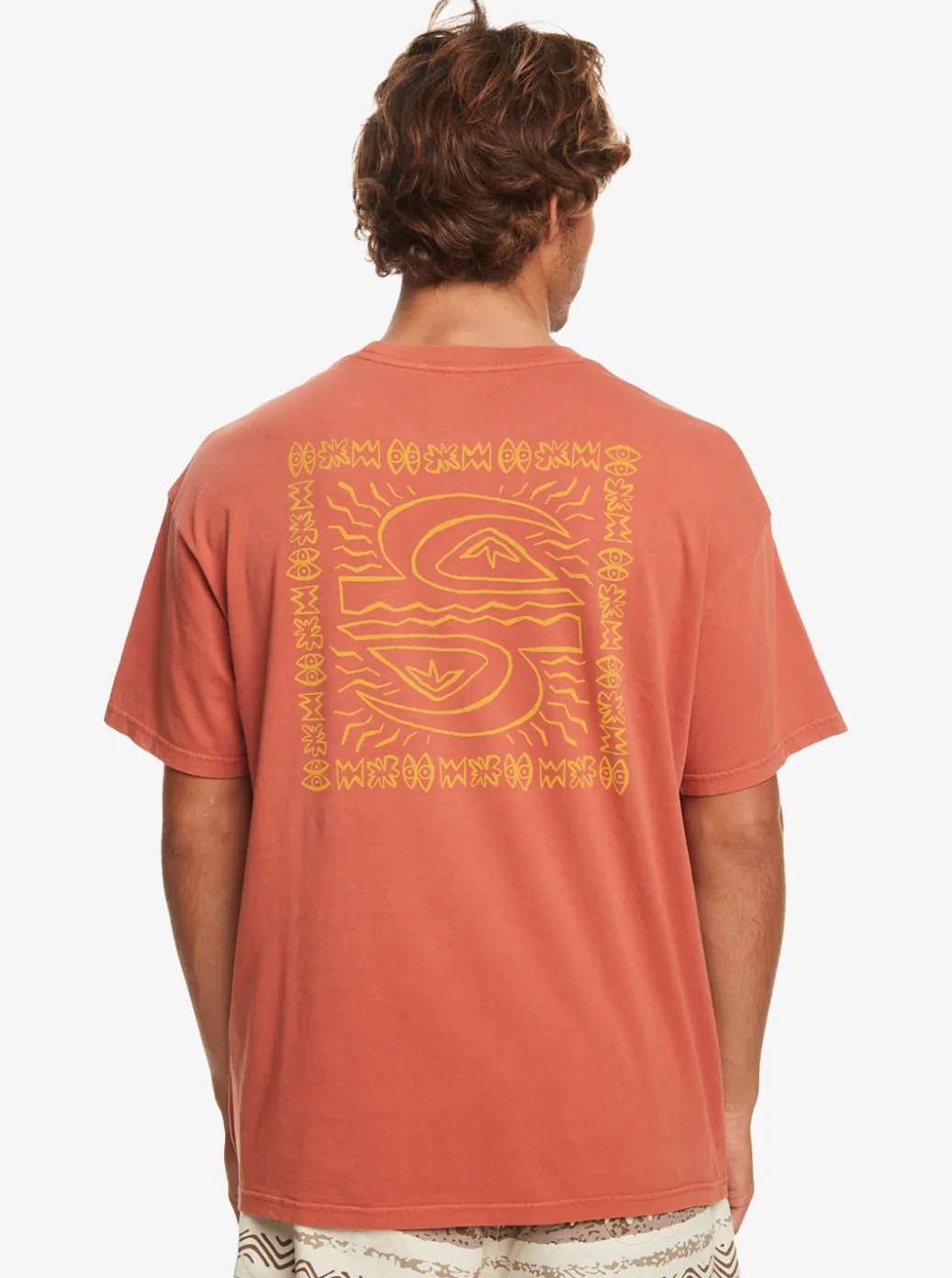 Sale Quiksilver Natural Vibe T-Shirt Baked Clay