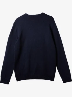 New Quiksilver Neppy Sweater Navy Blazer