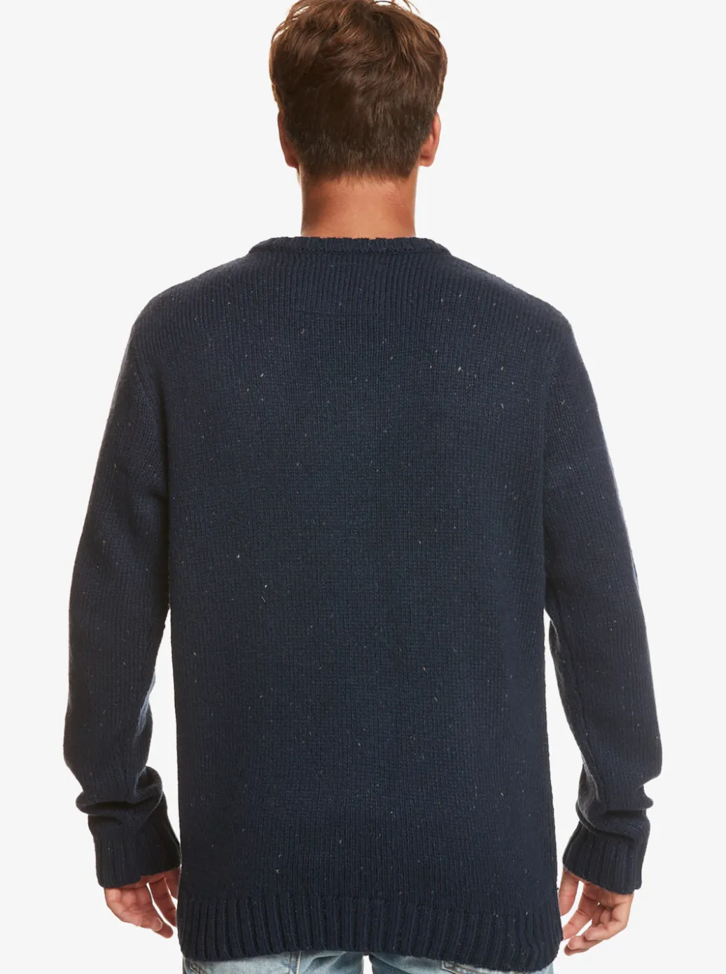 New Quiksilver Neppy Sweater Navy Blazer