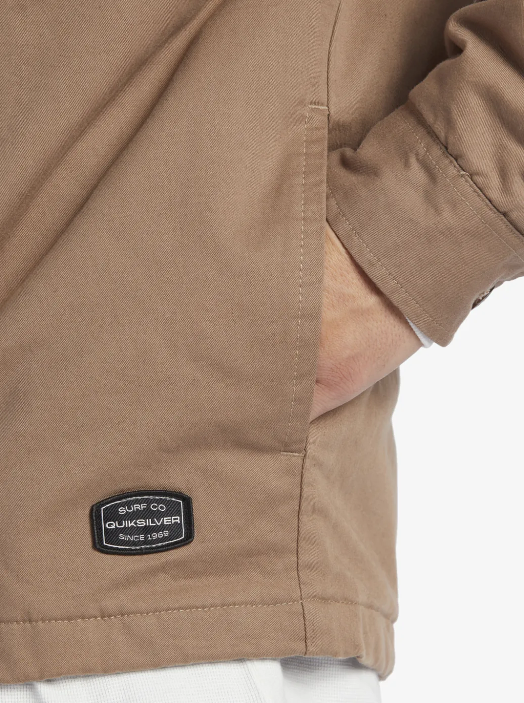 Outlet Quiksilver New Aitor Hooded Jacket Fossil