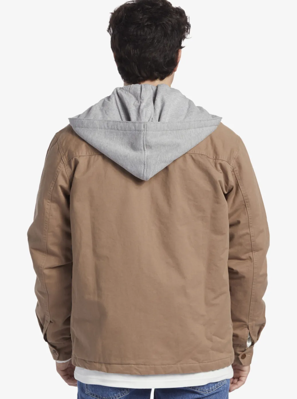 Outlet Quiksilver New Aitor Hooded Jacket Fossil