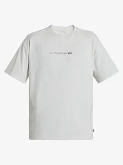 Hot Quiksilver New Instinct Short Sleeve Stn T-Shirt Snow Heather
