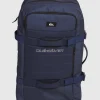 Fashion Quiksilver New Reach 100L Large Wheeled Suitcase Naval Academy