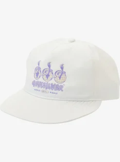 Shop Quiksilver Nylo Cap Snapback Hat Snow White
