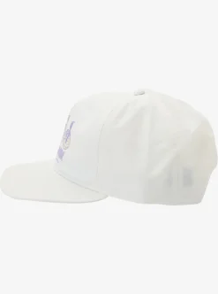Shop Quiksilver Nylo Cap Snapback Hat Snow White